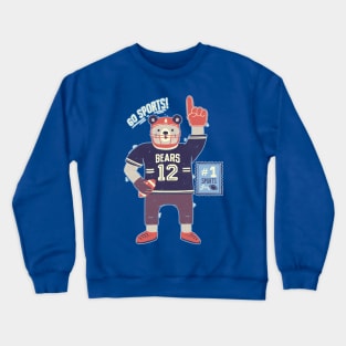 American Football Bear Crewneck Sweatshirt